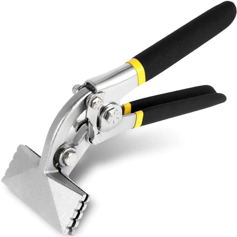 Heavy Duty 3 Inch Alloy Steel Sheet Metal Bender Hand Seamer with Straight Jaw Portable Metal Flattening Pliers Manual Clamp