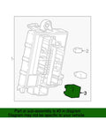 12V Four Pin Relay 13500120 Multi-Purpose Auto Switch, OEM Replacement For Buick Chevy Cadillac, 15-51279 Compatible Relay For Electrical System, Easy Install, Plug-And-Play Ready, Reliable Performance. Green relay diagram #3