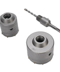 Heavy Duty Concrete Hole Saw Kit With Tungsten Steel And YG8C Alloy Tip 60Mm 80Mm Wall Cutter Featuring 3 Vent Teeth For Electric Hammer Drill Brick Masonry Pros, 60mm and 80mm hole saw bits with shank