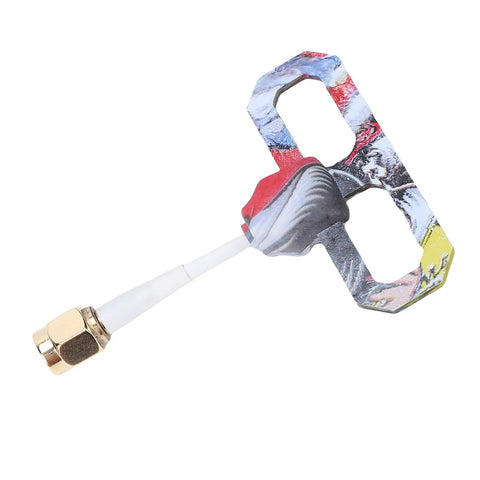 2.4G RC Antenna Directional SMA For Drones And RC Vehicles, 4.2 dBi Gain, multicolored design, SMA connector visible