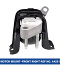 Engine And Transmission Mounts Set For 2003 To 2008 Toyota Corolla Matrix And Pontiac Vibe 1.8L Auto Transmission Replacement With OE A4220 A4219 A4218 A4221 All In One Bracket Kit Set Of 4 For Smooth Engine Vibration Control And Secure Mounting – Front Right Mount Ref A4221