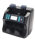 No Sweat Heavy Duty Multi Currency Money Counter With Front Loading Tray For Usd Euro And Canadian Bills, features multiple counting and security options.