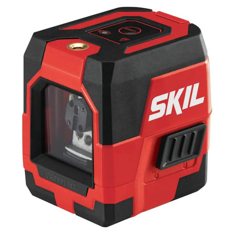 50 Ft Red Self Leveling Cross Line Laser Level With Horizontal And Vertical Lines, USB Rechargeable, compact design