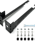 Rock Solid Adjustable Bed Frame Extension Brackets With Bolt On Footboard Attachment Kit For Headboard Only Queen King Full And Twin Beds No Sweat Setup Rugged Build with bolts and tools.