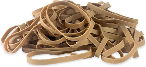 Size 64 Rubber Bands 3 1/2 Inch By 1/4 Inch Pack Of 80 Natural Latex For Office Bundling And Organization Essentials