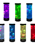 LED Fantasy Jellyfish Lamp With Color Changing Lights For A Chill Sensory Aquarium Mood Vibe 15 Inch Tall in various colors