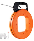 200 Ft Fiberglass Fish Tape For Electrical Wiring Glides Through Tight Cavities Like A Charm With Flexible Non Conductive Line Snake