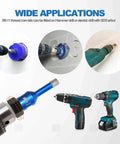 Wide applications of core drill bit adapter for five eighths eleven thread to SDS Plus shank with hammer drills