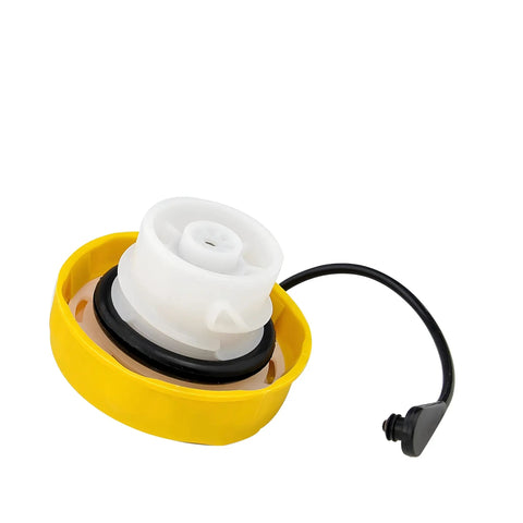 Gas Cap Replacement For 2007 2019 Dodge Ram Jeep Chrysler Vehicles E85 Compatible product image, yellow cap with tether