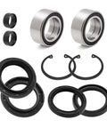 Honda Front Wheel Bearings Seals Kit For FourTrax 300 350 400 420 4x4 ATVs Replacement OEM Seals For Easy Install Fits TRX300FW