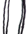 54 Inch Full Size English Laced Leather Horse Reins For Daily Training And Comp Premium Soft Leather Construction With Durable Hardware Black Pro Everyday Ready close-up