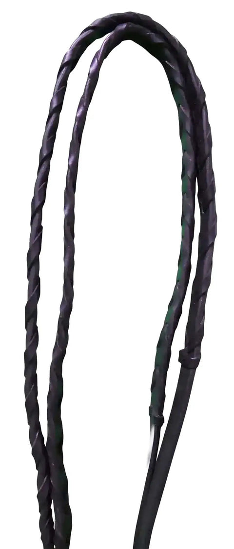 54 Inch Full Size English Laced Leather Horse Reins For Daily Training And Comp Premium Soft Leather Construction With Durable Hardware Black Pro Everyday Ready close-up