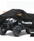 Universal Waterproof ATV Cover With Air Vents, Reflective Strips And Buckle Straps, Fits ATVs Up To 83 Inches Long, Heavy-Duty 300D Oxford Cloth