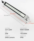 LED Machine Light 20W IP67 Explosion Proof Light For CNC Machines And Lathe, Industrial Shop Floor Lamp
