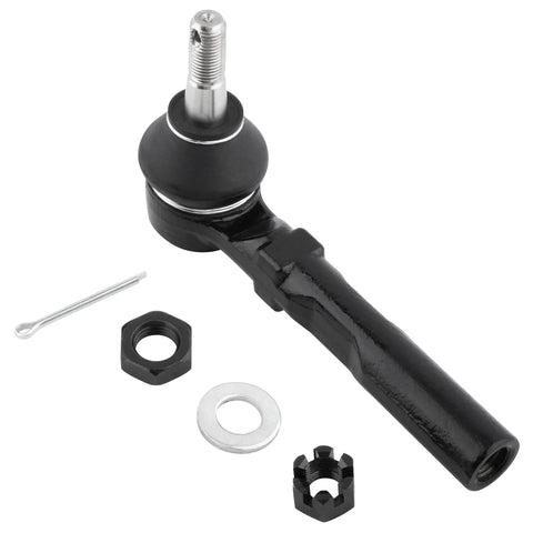Front Outer Tie Rod Ends Replacement Kit Fits Rendezvous Terraza 2002 To 2007 Chevy Malibu Classic Uplander 1997 To 2009 Alero Cutlass 1997 To 2004 Aztek Grand Am Montana 1999 To 2009 Relay 2005 To 2007 ES3455 black steel outer tie rod end with hardware