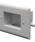 Flat Panel Cable Organizer Kit With Wall Plate Pass Through For Concealing Low Voltage Wires Behind Mounted TV Clean Home Theater