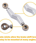 Extended Brake Shift Lever Kit With Linkage For 2018 And Up M8 Harley Softail Low Rider S And Street Bob, Al6063 aluminum heim joints