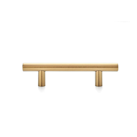 Brushed Brass Cabinet Pulls Set 60 Pack 5 Inch Stainless Steel Kitchen Drawer Handles 3 Inch Center To Center Durable Hardware For Cabinets