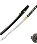 Lightweight Aluminum Alloy Wakizashi Iaito For Iaido Training With Dragon Tsuba Unsharpened Practice Blade 21 Inch Fullered Blade