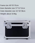Front view of Portable Locking Tool Box Organizer With Heavy Duty Build And Metal Latch For Tools, Documents, And Supplies