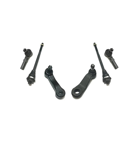18 Piece Front And Rear Sway Bar Link Kit With Tie Rod Ends Idler Arm Pitman Arm for Chevy Suburban 2500 and Hummer H2