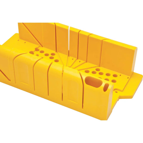 Miter Box With Saw For Clean 90 45 And 22.5 Degree Angled Cuts, Handy Storage For Pins And Pencil, Perfect For Baseboard And Trim Corners.