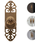 Vintage Brass Cabinet Pulls Set Of 2 With Screw Fix For Wardrobe, Bookcase, And Kitchen Cabinets 3x12 Cm Antique Style