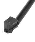 Front brake pad wear sensor with black connector and wrapped wire for Lexus LS460