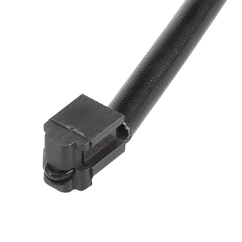 Front brake pad wear sensor with black connector and wrapped wire for Lexus LS460