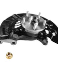 Front view of Front Steering Knuckle And Wheel Bearing Hub Assembly 2 Pack Direct Fit For Toyota Camry 2012 2013 2014 2015 2016 2017 2.5L SE SE Sport XSE Passenger And Driver Side