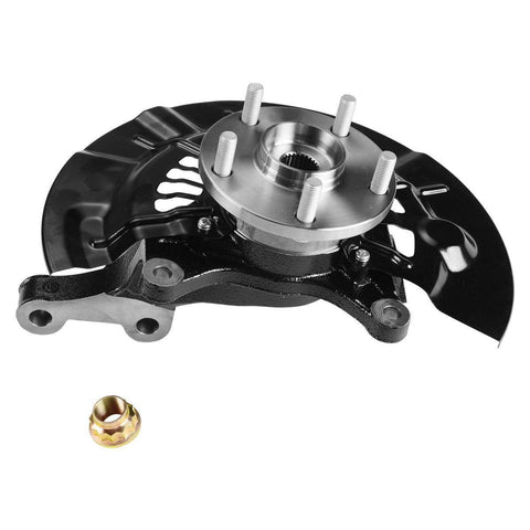 Front view of Front Steering Knuckle And Wheel Bearing Hub Assembly 2 Pack Direct Fit For Toyota Camry 2012 2013 2014 2015 2016 2017 2.5L SE SE Sport XSE Passenger And Driver Side