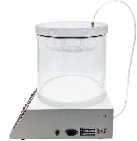 No Nonsense Heavy Duty Vacuum Package Leak Tester And Dead Tight Seal Checker For Glass Jars Metal Cans Plastic Cartons Composite Bags With Straightforward Digital Display 110V, clear chamber view