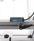 High precision fiber sensor on Semi Automatic Label Applicator Round Bottle Labeling Machine for efficient labeling.