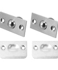 4 Pack Heavy Duty Stainless Steel Door Ball Catch Strikes With Secure Closure Silver Finish For Cabinet Closet And Van Camper Doors Rust Proof And Durable Latch Hardware For Home Improvement Projects