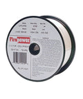 Pro Grade Aluminum MIG Welding Wire 0.030 Inch ER5356, 1 Lb Spool For Clean Surfaces, side view showing label details.