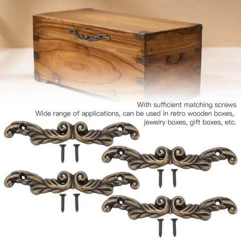 Dope Retro Bronze Zinc Alloy Drawer Pulls Set 20 Pcs 3 Inch Hardware Kit With Screws for Jewelry Box and Cabinet Upgrade