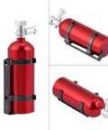 Mini Metal Fire Extinguisher For RC Crawlers Red 2 05 Inch Heavy Duty Solid Scale Detail with mounting brackets for RC rigs