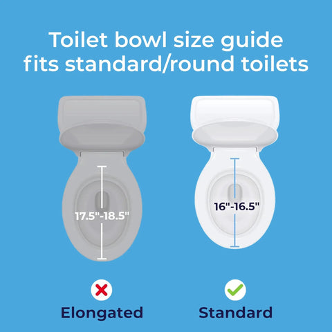 2-In-1 Raised Toilet Seat With No-Slip Removable Padded Arms For Easy Sit And Stand, 5-Inch Height Increase, fits standard toilets