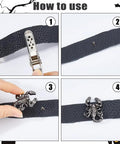 How to use Badass Gunmetal Scorpion Screw Back Studs on leather material for crafts and punk style accessories.