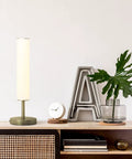 Chill Minimalist LED Cylinder Lamp With USB Charge Port 360 Degree Glow Three Color Temperatures Dimmable Desk Or Night Lamp