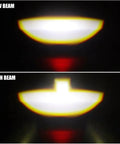 Brilliant Super Bright Led Headlight For Can-Am Outlander Adventure Atv And Ebike With High Low Beam Spotlights Delivers Killer Fog Light Auxiliary Lamp For Night Riding Safety And Clear Visibility In Heavy Rain low and high beam light pattern