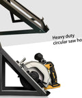 Space Saving Wall Mounted Tool Organizer For Circular Saw And Power Tools Handy Workshop Storage Rack heavy duty steel holder