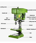 Heavy Duty Manual Tapping Rig Serving Hard Core Stability And No Fuss Depth Tweaks For Smooth Industrial Grade 220V Or 380V Bench Drilling Tasks With Corrosion Resistant Floor Mount For Serious Shop Workers, featuring detailed components.