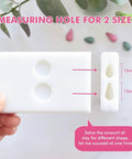 Hand holding bead molds for Pro Polymer Clay Bead Roller And Hole Maker Kit For Earrings And Jewelry Making, showing 12mm and 15mm sizes.