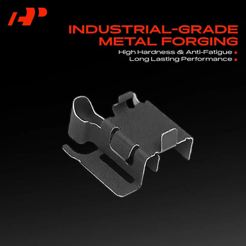 Premium Front Disc Brake Hardware Kit For Toyota RAV4 Corolla Prius Matrix Yaris Mirai Models 2006 To 2022, steel snap spring clip