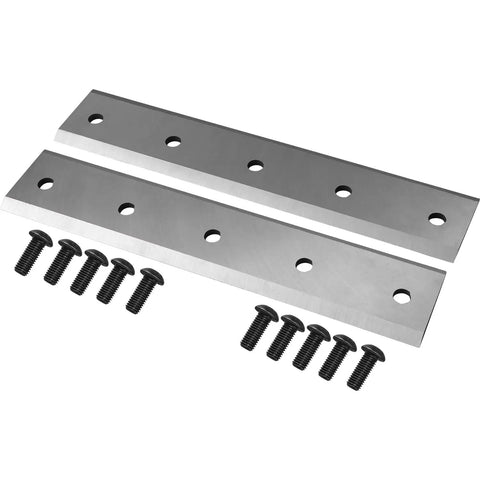 12 Inch Steel Wood Chipper Blade Set For OPC 504 506 506E 566E 50636 Replacement PK0903 PK0915 PK0915 EH Includes 2 Beefy Heavy Duty Blades