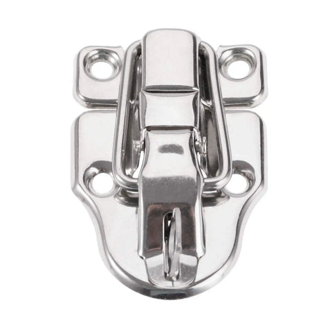 Toggle Hasp Lock 40 By 60mm Zinc Alloy With Screws for vintage wooden chests and cabinets, heavy-duty latch closure