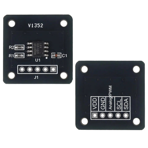 Two Pack MT6701 Magnetic Encoder Module For Angle Measurement, magnetic induction sensor board showing connections