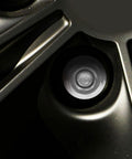 Top Quality Metal Wheel Lug Nuts And Bolts Kit For Car Rims Atv Go Karts Plus Beach Buggies With Flange Screws Easy Install And Durable Design To Keep Your Wheels Tight and Ready For The Long Haul. metal lug nut close-up in black alloy wheel rim