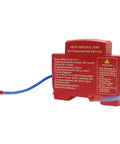 Plug And Play Automatic Fire Extinguisher With Advanced Heat Aerosol Emission And Din Rail Mount For Home And Garage Protection No Fuss Overheating Detection System, compact design, heat aerosol emission device.